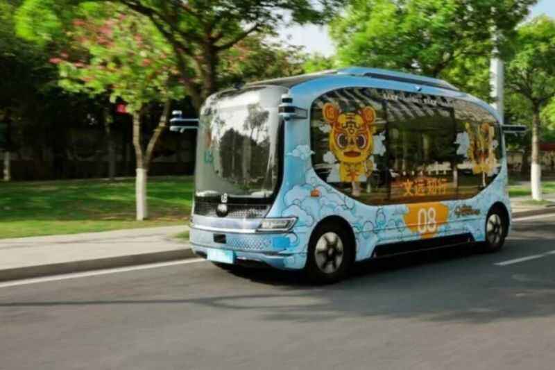 Canggih Kapan Ini Ada di Indonesia, Robobus Tanpa Setir dan Pedal Gas Mulai Beroperasi di Guangzhou