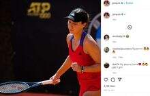 Putri Cantik Miliarder Terry Pegula Berpanas-panas di Lapangan Tenis