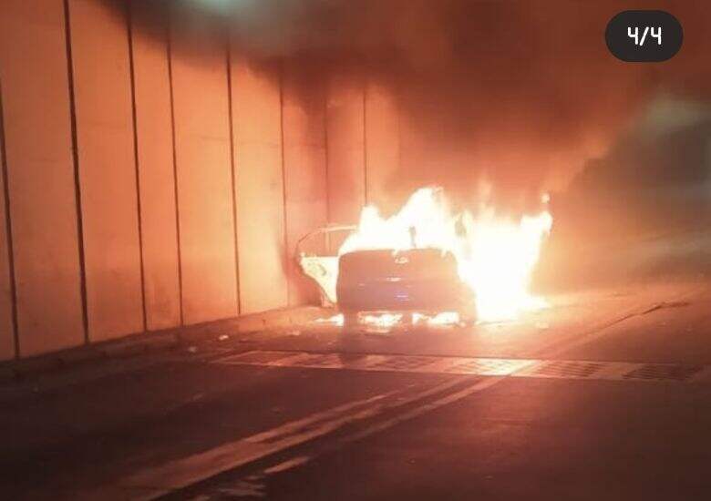 Kronologi Sedan Terbakar di Underpass Gandaria City, Sempat Menabrak Tembok