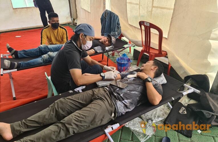 Stok Darah Menipis, Yayasan Haji Maming dan Abid Farma Gelar Donor Darah