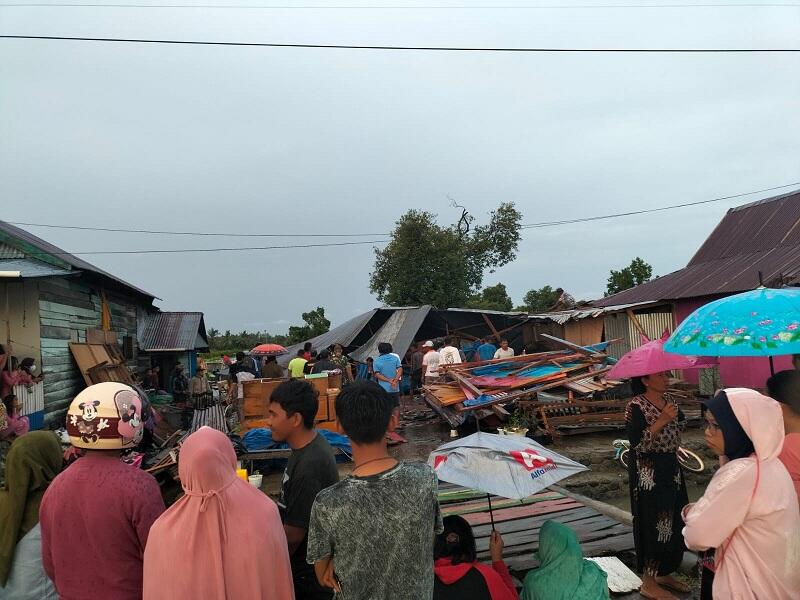 Angin Kencang Terjang Luwu Utara, Rusak 30 Rumah dan Paksa 120 Warga Mengungsi