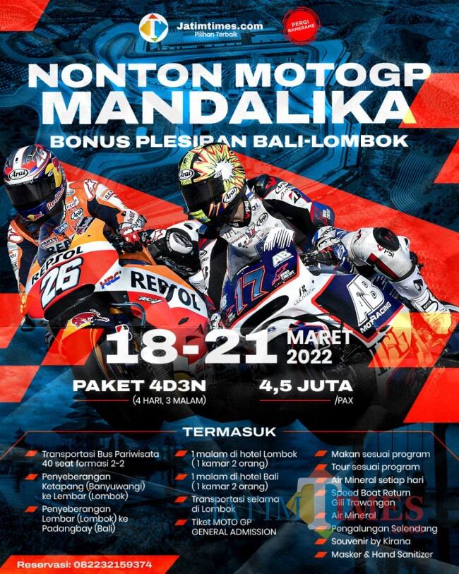Pengen Nonton MotoGP Mandalika Budget Rendah? Paket ini Bisa Dicoba