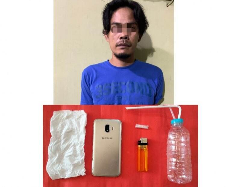 Satresnarkoba Polres Tanah Bumbu Ringkus Pemakai Sabu di Simpang Empat