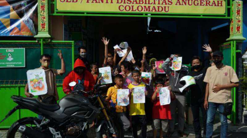Honda Jateng & Trooper Custom Gelar Program Bantu Anak-anak Disabilitas