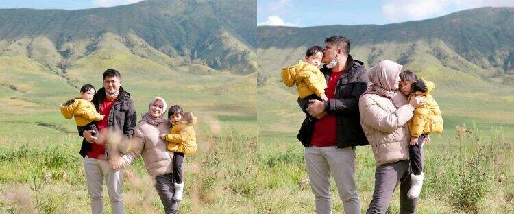 Momen 7 seleb liburan bareng anak di Bromo, BCL & Noah praktik memasak