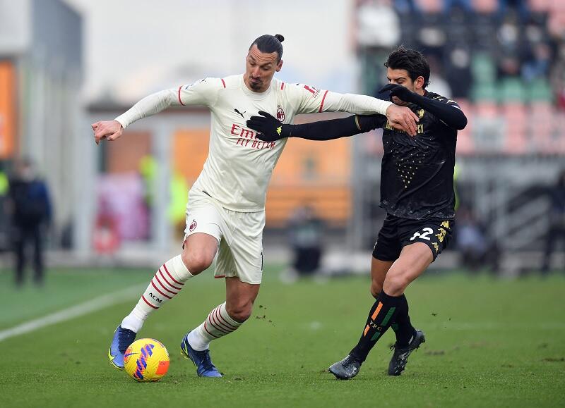 Hasil Venezia vs AC Milan di Pekan Ke-21 Liga Italia 2021-2022: Zlatan Ibrahimovic Cs Menggila