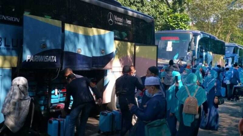 Alhamdulillah, 419 Jemaah Sudah Bisa Berangkat Umrah, Ini Kata Dirjen Saat Melepas Jemaah