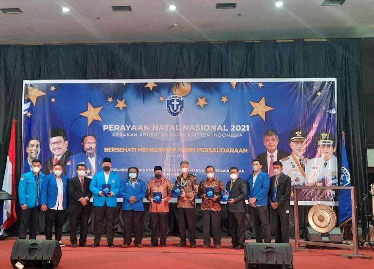 Perayaan Natal Nasional GAMKI Wamenag Ajak Pemuda Kristen Perkuat Toleransi