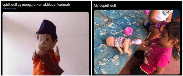 Tengah hits, 11 potret spirit doll ala warganet ini nyeleneh abis