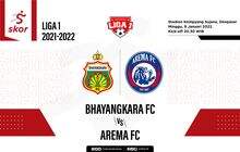 Skor Indeks Liga 2 2021: MoTM dan Rating Pemain Bhayangkara FC vs Arema FC