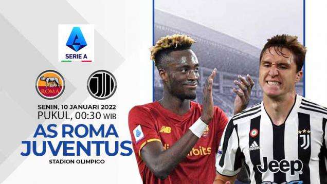 Link Live Streaming Big Match Liga Italia: AS Roma vs Juventus