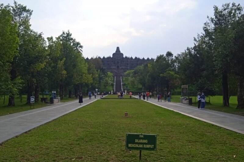 Pengunjung Candi Borobudur Tembus 31.000 Orang per Hari