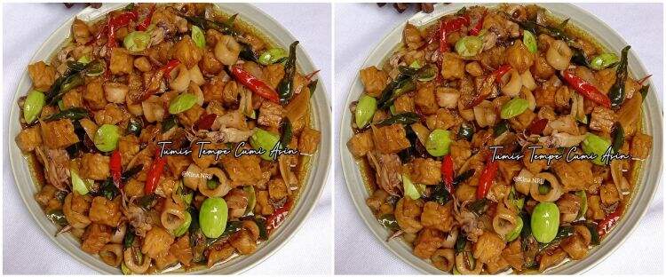 Resep tumis tempe cumi asin, bikin makan auto lahap