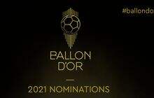 Nomine Lengkap Ballon d'Or 2021: Lionel Messi dan Cristiano Ronaldo Masuk Daftar